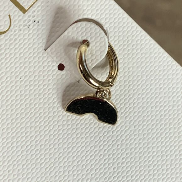 Panacea Floral Rainbow Dangle Earrings Gold Tone Crystal Stud Lead Complaint - Picture 8 of 8